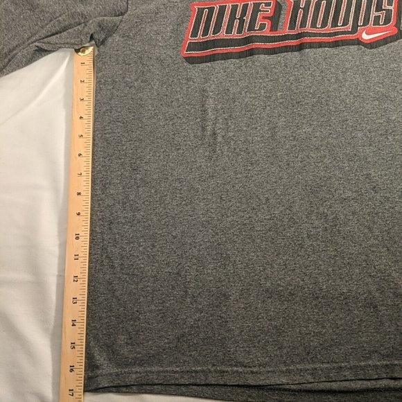 Nike Hoops Long Sleeve Gray Shirt Top youth boys XL Women's Small/Medium Red - Picture 7 of 12